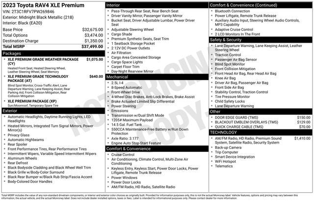 2023 Toyota RAV4 XLE Premium