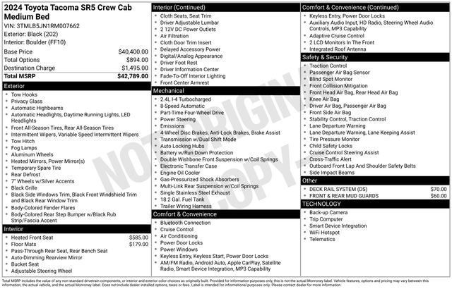 2024 Toyota Tacoma SR5