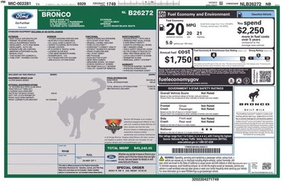 2022 Ford Bronco Outer Banks