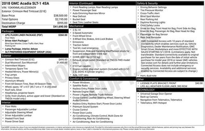 2018 GMC Acadia SLT-1