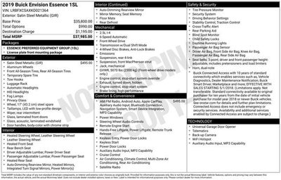 2019 Buick Envision Essence