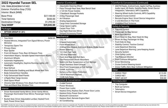 2022 Hyundai TUCSON SEL