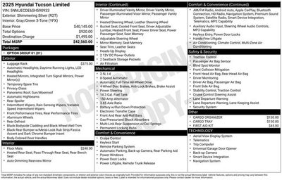 2025 Hyundai TUCSON Limited AWD