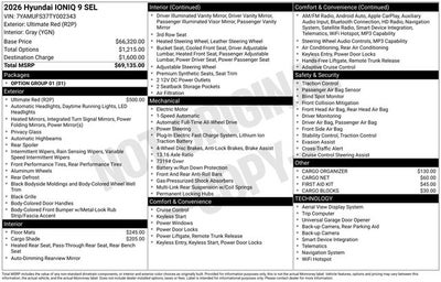 2026 Hyundai IONIQ 9 SEL