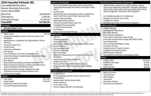 2024 Hyundai PALISADE SEL