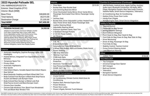 2023 Hyundai PALISADE SEL