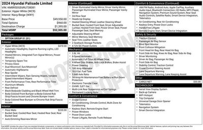 2024 Hyundai PALISADE Limited