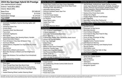 2024 Kia Sportage Hybrid SX-Prestige
