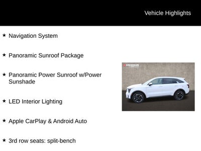 2025 Kia Sorento S