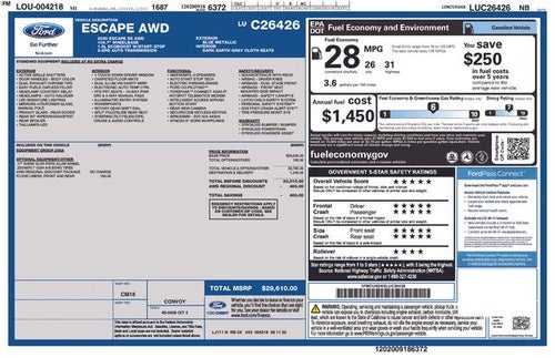 2020 Ford Escape SE