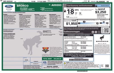 2022 Ford Bronco Black Diamond