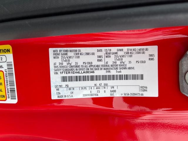 2020 Ford Ranger XL