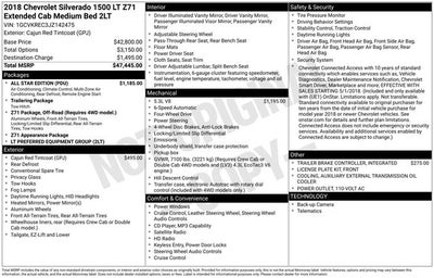 2018 Chevrolet Silverado 1500 LT LT2