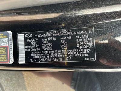 2022 Hyundai TUCSON SE