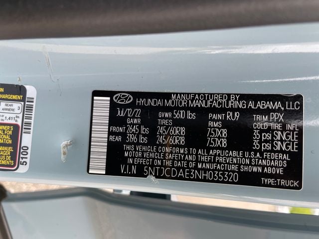 2022 Hyundai SANTA CRUZ SEL