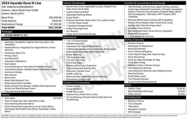 2024 Hyundai KONA N Line