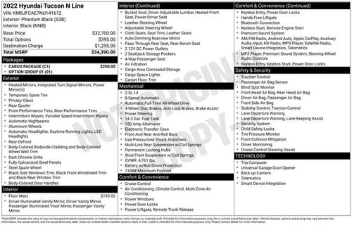 2022 Hyundai TUCSON N Line