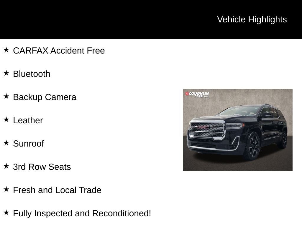 2020 GMC Acadia Denali