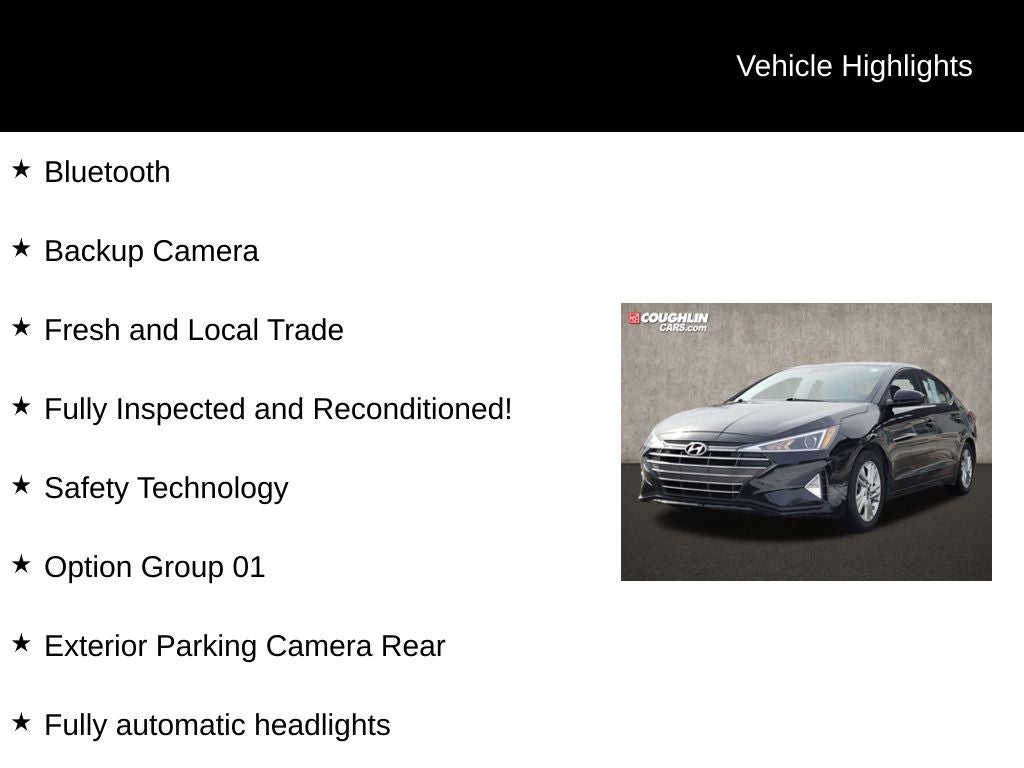 2020 Hyundai ELANTRA SEL