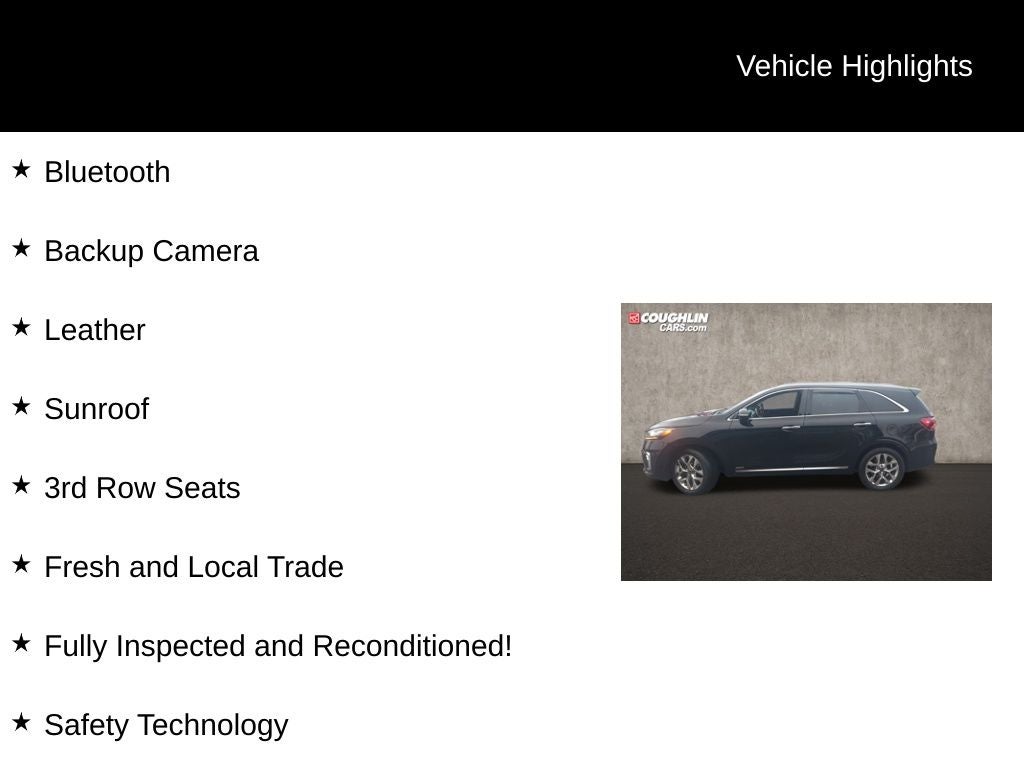 2019 Kia Sorento SX Limited