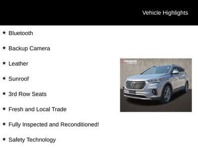 2017 Hyundai SANTA FE SE Ultimate