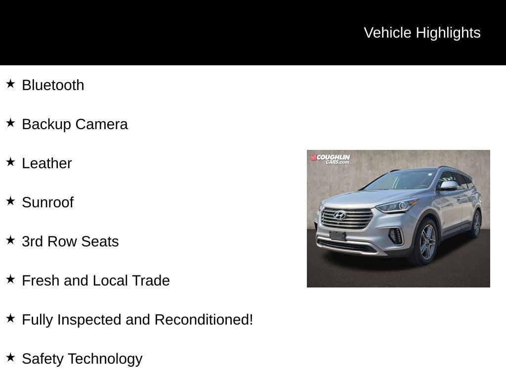 2017 Hyundai SANTA FE SE Ultimate