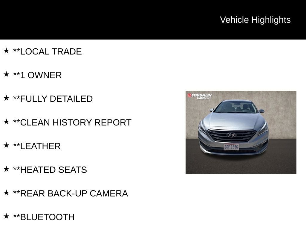2015 Hyundai SONATA Sport