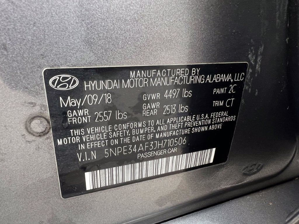 2018 Hyundai SONATA Sport+