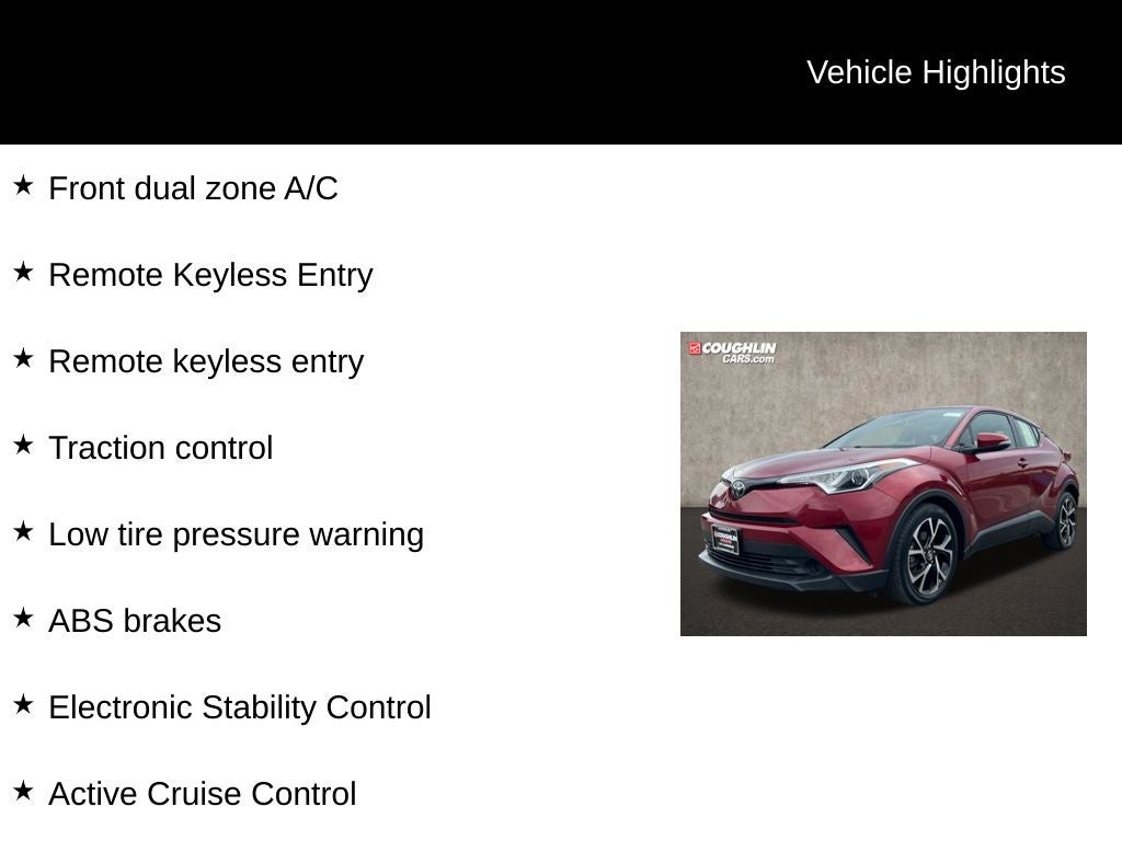 2019 Toyota C-HR XLE