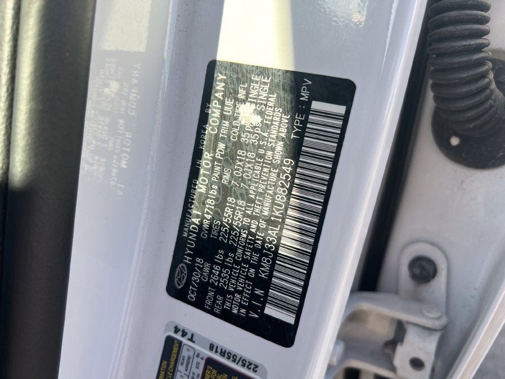 2019 Hyundai TUCSON SEL