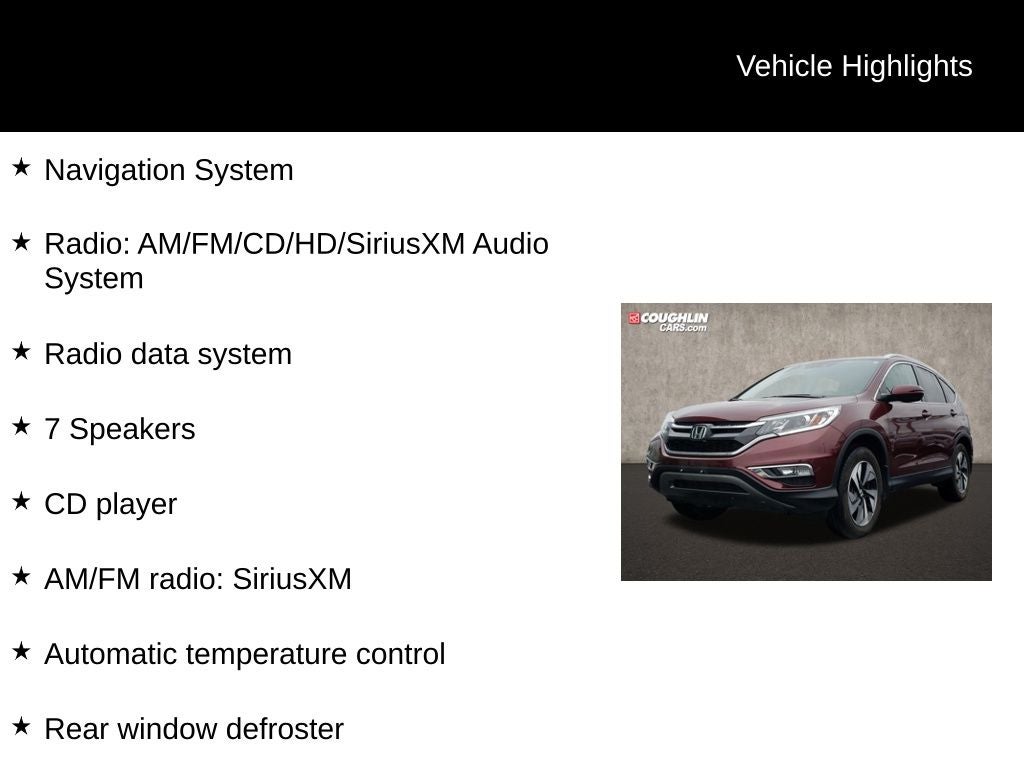 2016 Honda CR-V Touring