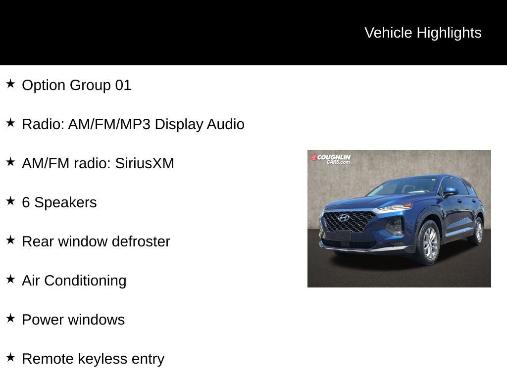 2020 Hyundai SANTA FE SEL