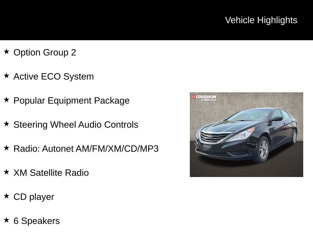 2012 Hyundai SONATA GLS
