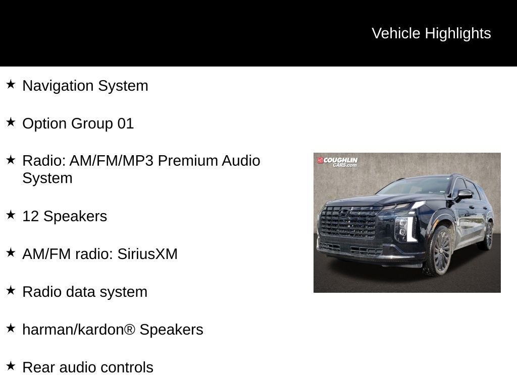 2024 Hyundai PALISADE Calligraphy Night Edition