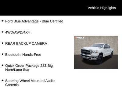 2019 RAM 1500 Big Horn/Lone Star
