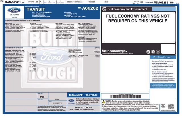 2021 Ford Transit-350 Base