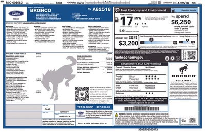 2024 Ford Bronco Badlands SASQUATCH PKG.