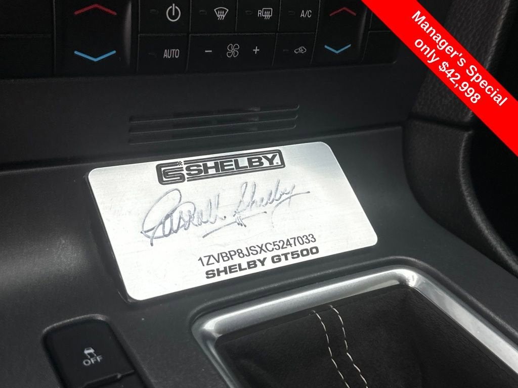 2012 Ford Mustang Shelby GT500