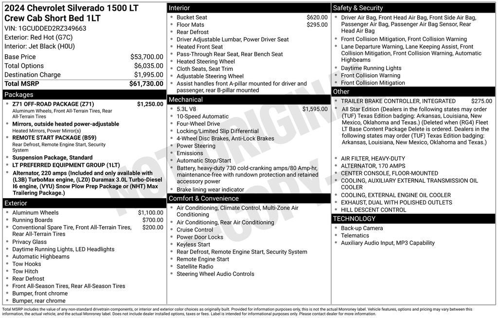 2024 Chevrolet Silverado 1500 LT