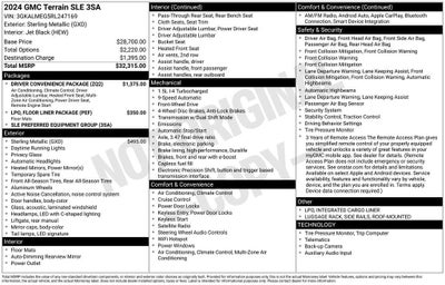 2024 GMC Terrain SLE