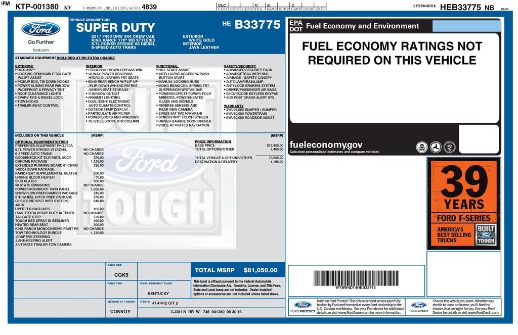 2017 Ford Super Duty F-450 DRW XL