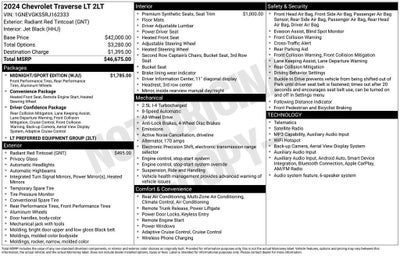 2024 Chevrolet Traverse LT