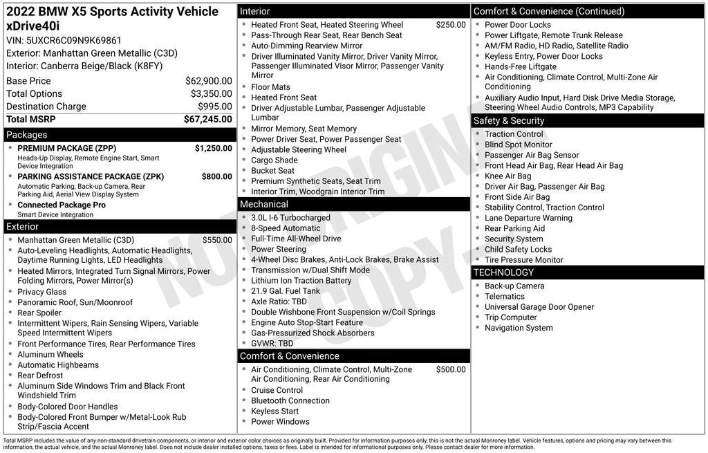 2022 BMW X5 xDrive40i