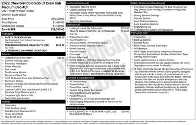 2022 Chevrolet Colorado 4WD LT