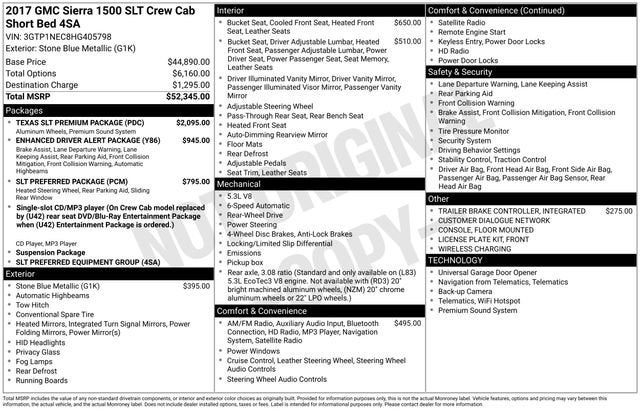 2017 GMC Sierra 1500 SLT