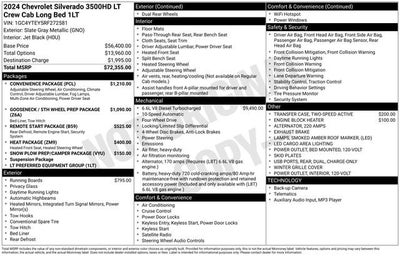 2024 Chevrolet Silverado 3500 HD LT DRW