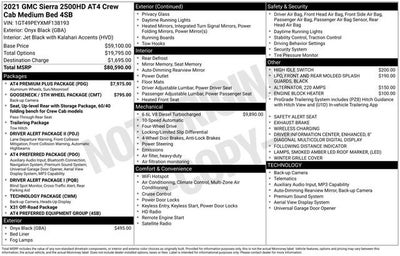 2021 GMC Sierra 2500 HD AT4