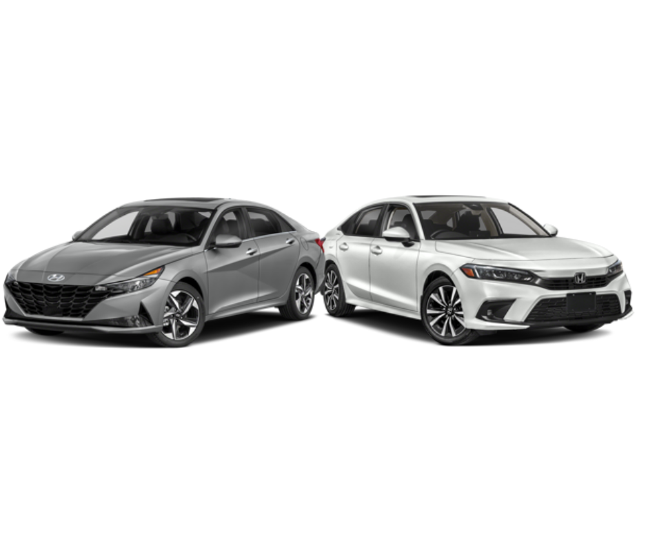2023 Hyundai Elantra vs. 2023 Honda Civic in Heath, OH