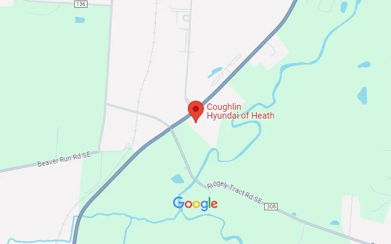 Coughlin Hyundai of Heath in Heath OH map